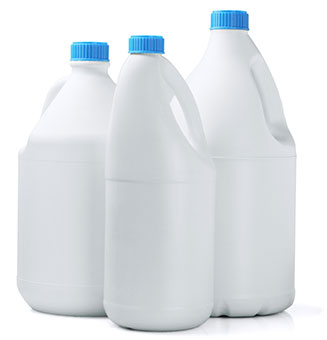 weiße kunststoffflaschen