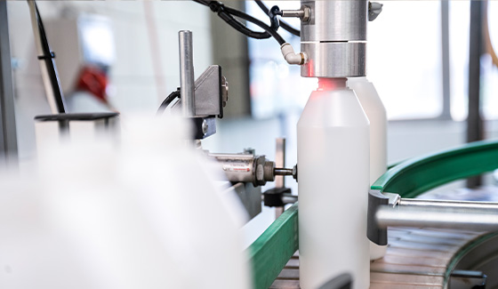 kunststoffflaschen in produktion